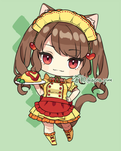 「animal ears frilled apron」 illustration images(Latest)