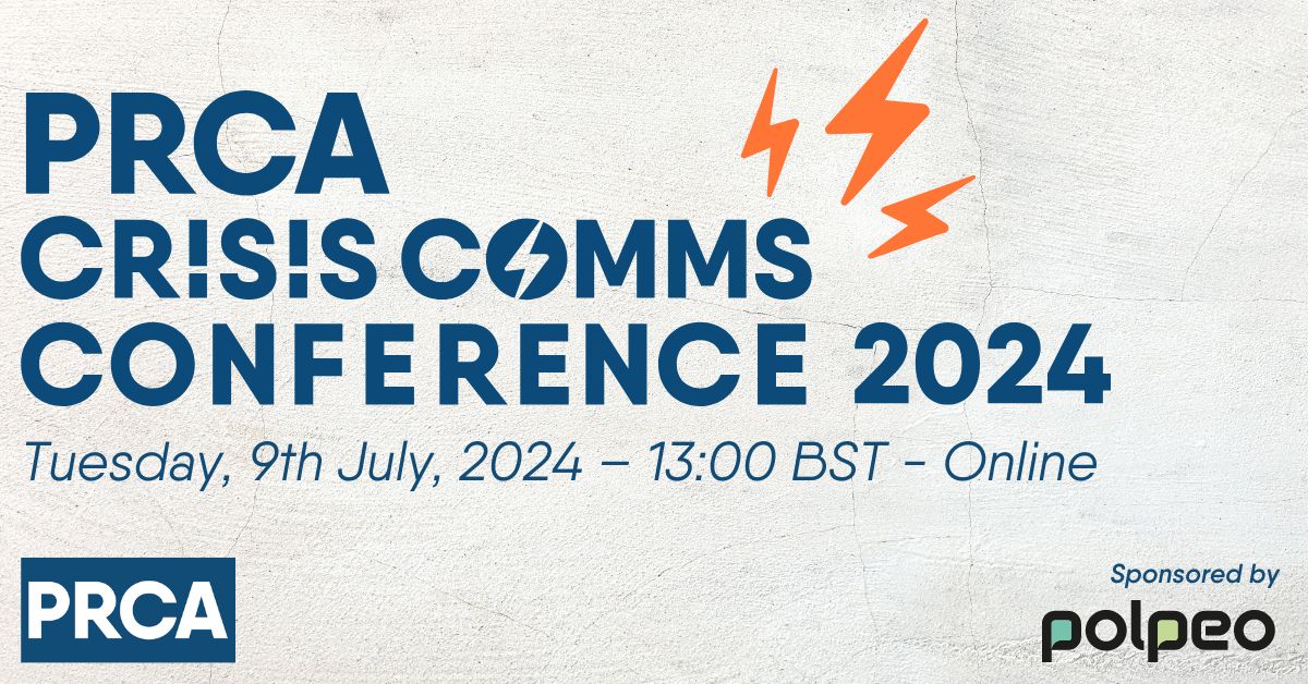 Is your crisis communication plan ready for the unexpected?

Join us for the PRCA Crisis Comms Conference 2024 and participate in a heart-pounding live simulation led by <a href="/Polpeo/">Polpeo</a>.

👉 ow.ly/Gzj750RU4yX