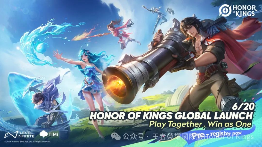 kaleka_com's tweet photo. 真的來了！《王者榮耀》國際版（Honor of Kings）定檔於2024年6月20日全球上線！與《Arena of Valor》分開運營。
开服福利信息匯總：
1.首髮英雄限時免費體驗。
2.全球玩家同颱競技。
3.繁中語言包支持。
4.全球IP+地區特色角色陸續登場。

後續更多開服福利活動信息，請關注小KA的實時更新~ https://t.co/oTnugZpmak