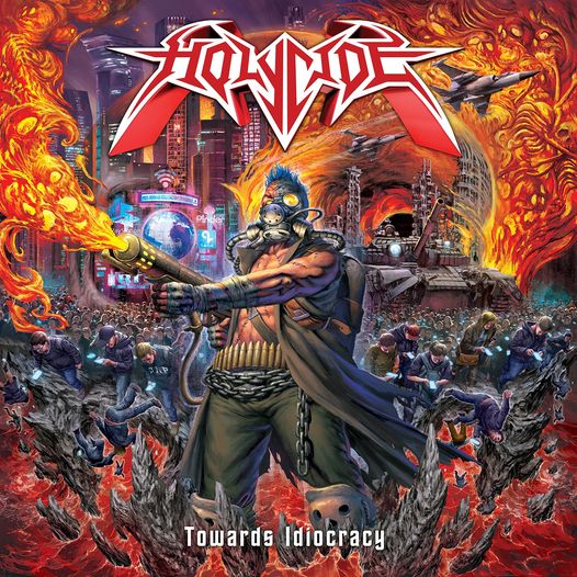 pregonermetall's tweet photo. HOLYCIDE (Espanya) presenta nou àlbum: "Towards Idiocracy" @holycide #Holycide #ThrashMetal #Juny2024 #Espanya #NouÀlbum #Metall #Metal #MúsicaMetal #MetalMusic https://t.co/z32HlRFUrN