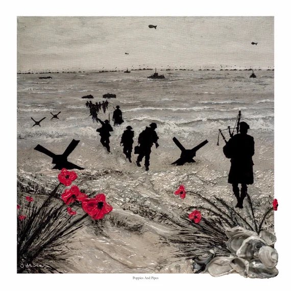 Era1423's tweet photo. Remembering the incredible bravery and sacrifice of those who went before, 80 years ago.

#DDAY80 #WeWillRememberThem https://t.co/1jDOL037p2
