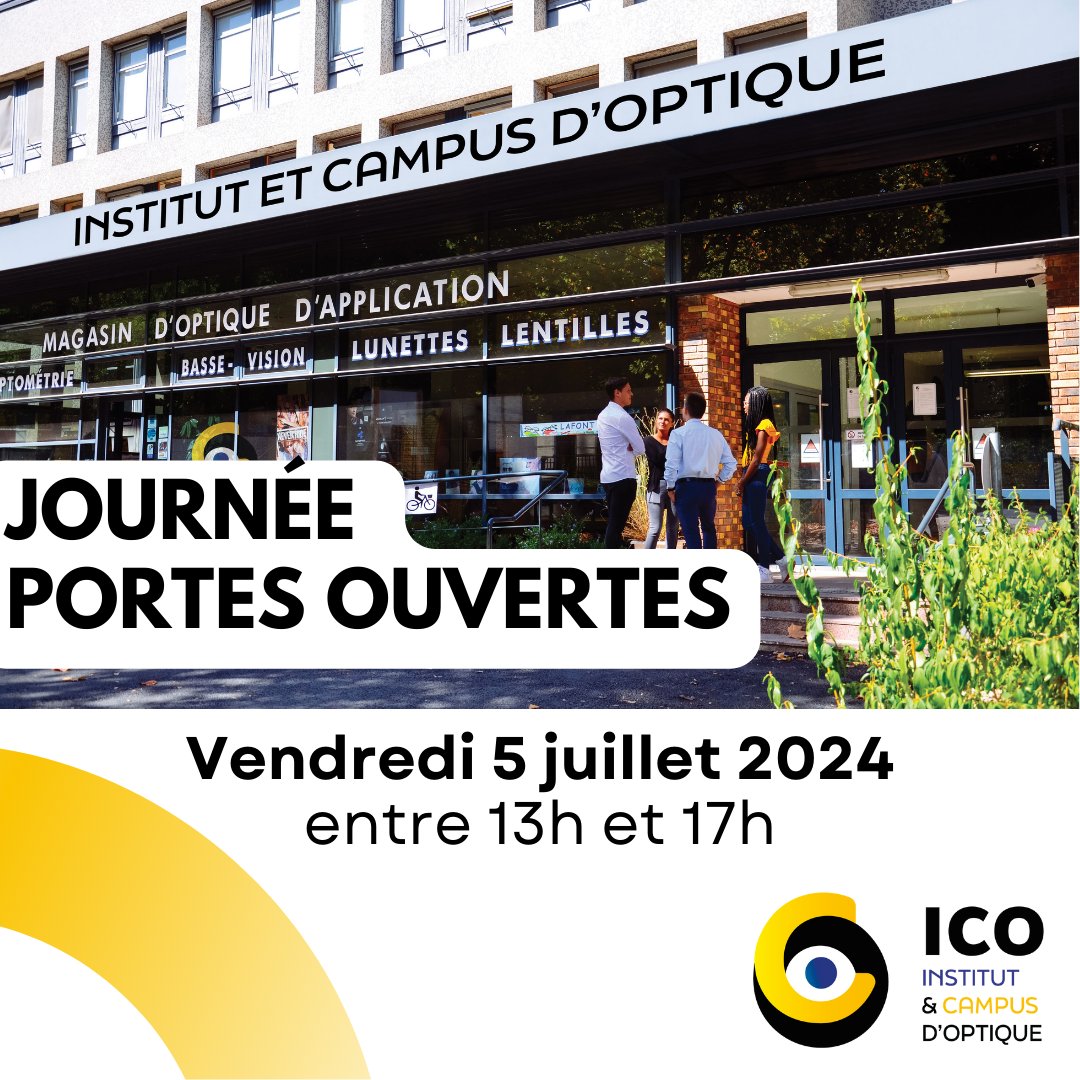 ICO_Bures's tweet photo. Viens découvrir le campus en participant à la toute dernière #JPO de l'année académique. Le vendredi 5 juillet, viens rencontrer et échanger avec les équipes qui seront ravies de t'accueillir. De 13h à 17h au #Campus de l'ICO- à Bures-sur-Yvette.
#JPO #icobures #portesouvertes https://t.co/Ua2Jc9OQta