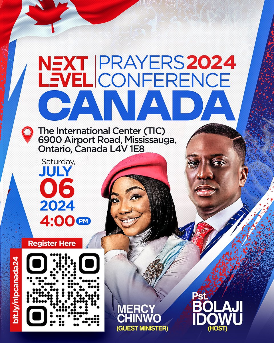 pastorbolaji's tweet image. CANADA 🇨🇦 Are you ready?!🔥

Are you ready to experience the move of God like never before?!

Set your calendars and register to attend &amp;amp; serve at the Next Level Prayer Conference.

Send this to your friends and family that live in Canada and environs.

#NLPCanada