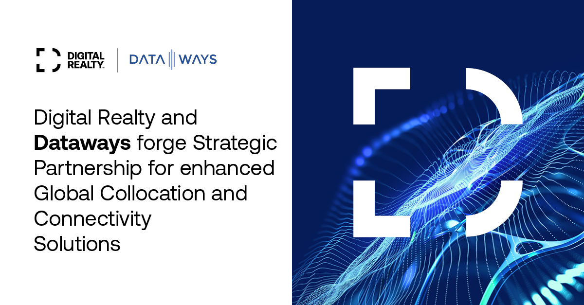 #DigitalRealty teamed up with Gold Partner #Dataways to bring cutting-edge solutions to the forefront of innovation! This collaboration represents a powerful union of expertise &amp; resources in the Greek market. Together, we're poised to deliver unparalleled value to our clients.