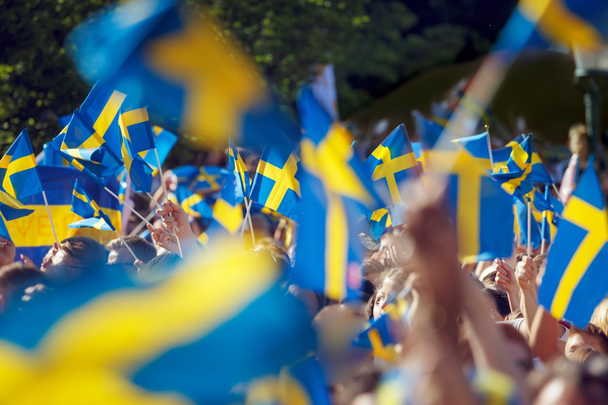 Happy National Day! 🇸🇪

Today is a day in blue and yellow!

Sweden's National Day stems from two historic events: On 6 June 1523, Gustav Vasa was elected king and Sweden re-claimed independence. On 6 June 1809, a new constitution was adopted.

📷: Ola Ericson/imagebank.sweden.se