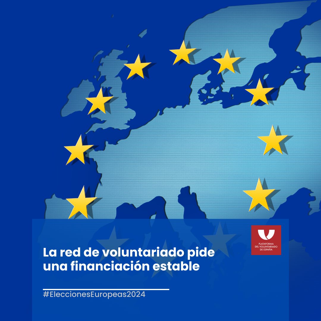 La red de voluntariado pide una financiación estable para seguir con los programas y servicios que desarrollamos. #EleccionesEuropa #CompromisoSocial #EscucharAlVoluntariado #Europeas24 #DiscursoDeLaSolidaridad <a href="/PSOE/">PSOE</a> <a href="/ppopular/">Partido Popular</a> <a href="/sumar/">Sumar</a> <a href="/vox_es/">VOX 🇪🇸</a>