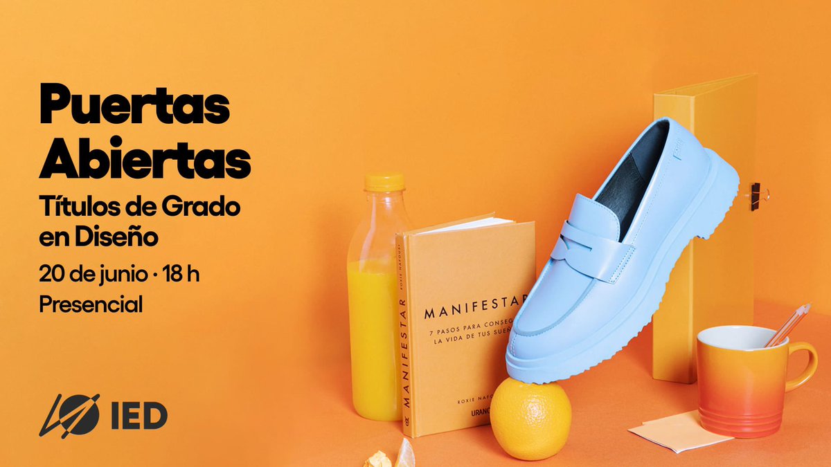 ¿Quieres convertir tu creatividad en una profesión? ¡El #Diseño te necesita!

Ven el 20 de junio a nuestras #PuertasAbiertas y descubre lo lejos que puedes llegar estudiando  uno de nuestros programas de grado. 

¡Regístrate ahora! 

ied.es/openday/underg…