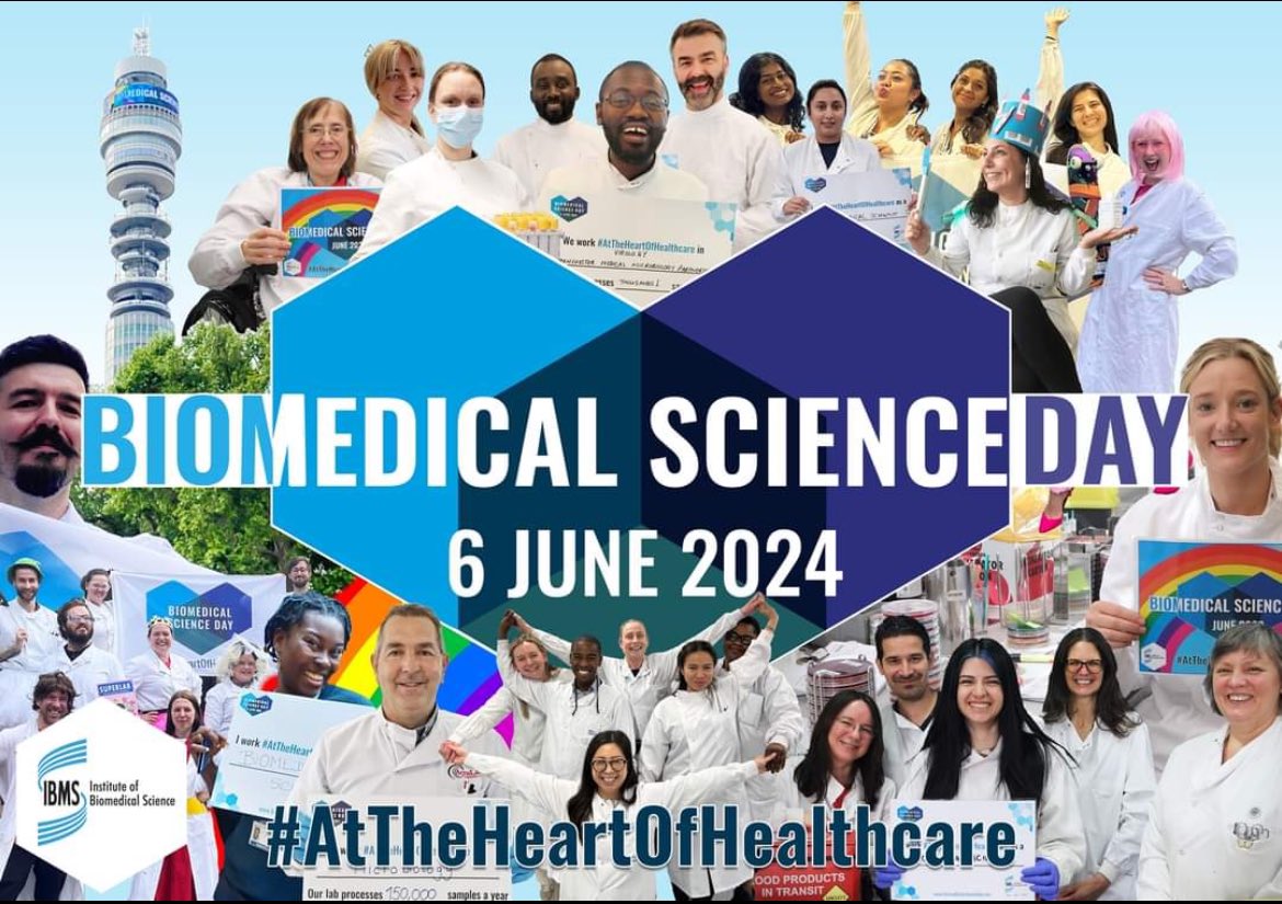 WestonLabMed's tweet photo. Happy #BiomedicalScienceDay2024 from all of us here at UHBW Lab Med! Thank you to all of our teams doing all of the hidden work behind the scenes for our patients 24/7! @IBMScience #AtTheHeartofHealthcare https://t.co/tpz2w7IKbz