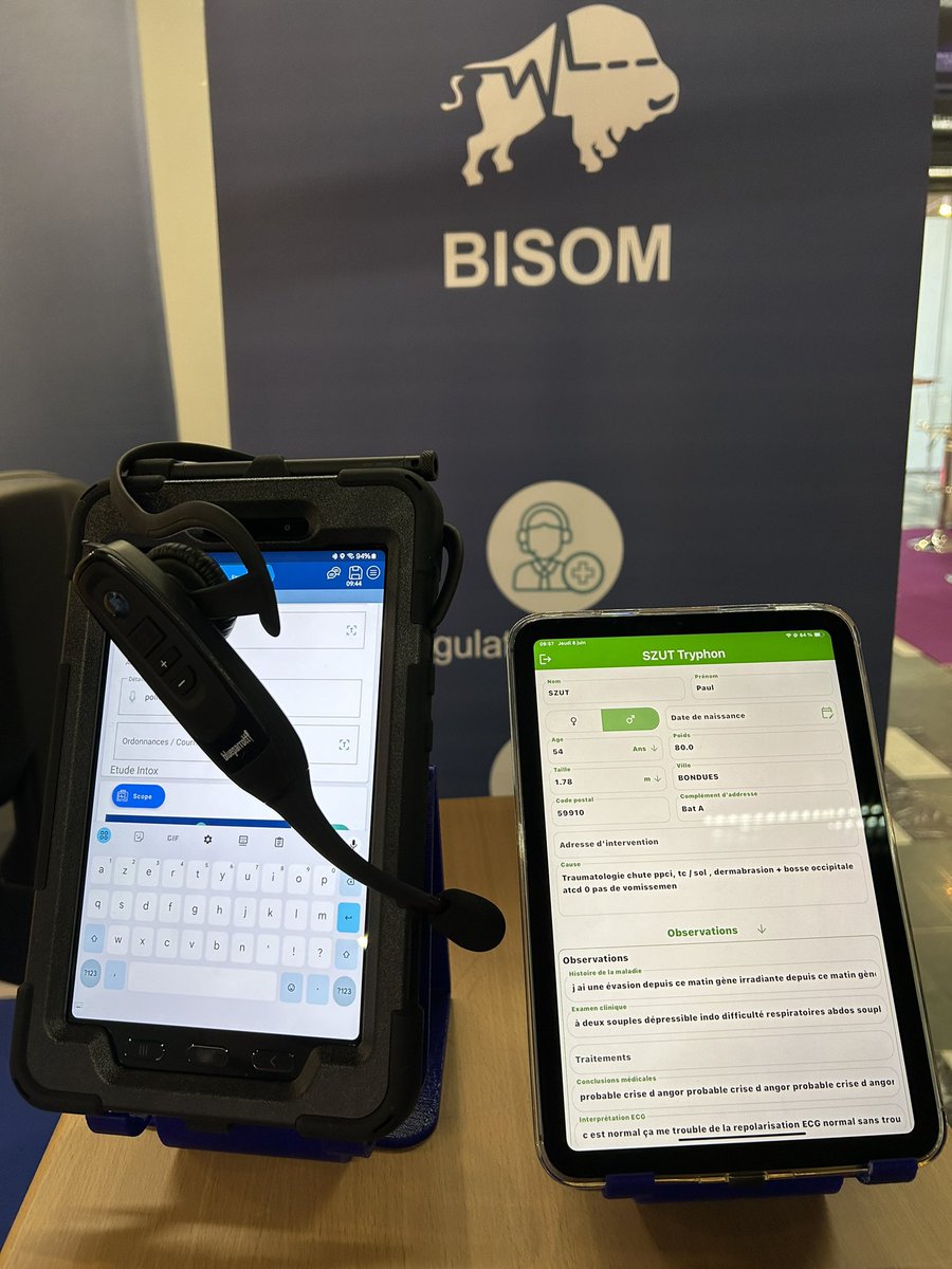 Sans les mains !
Retrouvez-nous pour la conférence <a href="/BisomHealthCare/">BISOM</a> à <a href="/CongresUrgences/">Urgences Le Congrès</a> pour découvrir comment dématérialiser le bilan SMUR dématérialisé et rester "focus patient". 

RDV Salle 241 à 10h15 ce jeudi 6 juin 2024