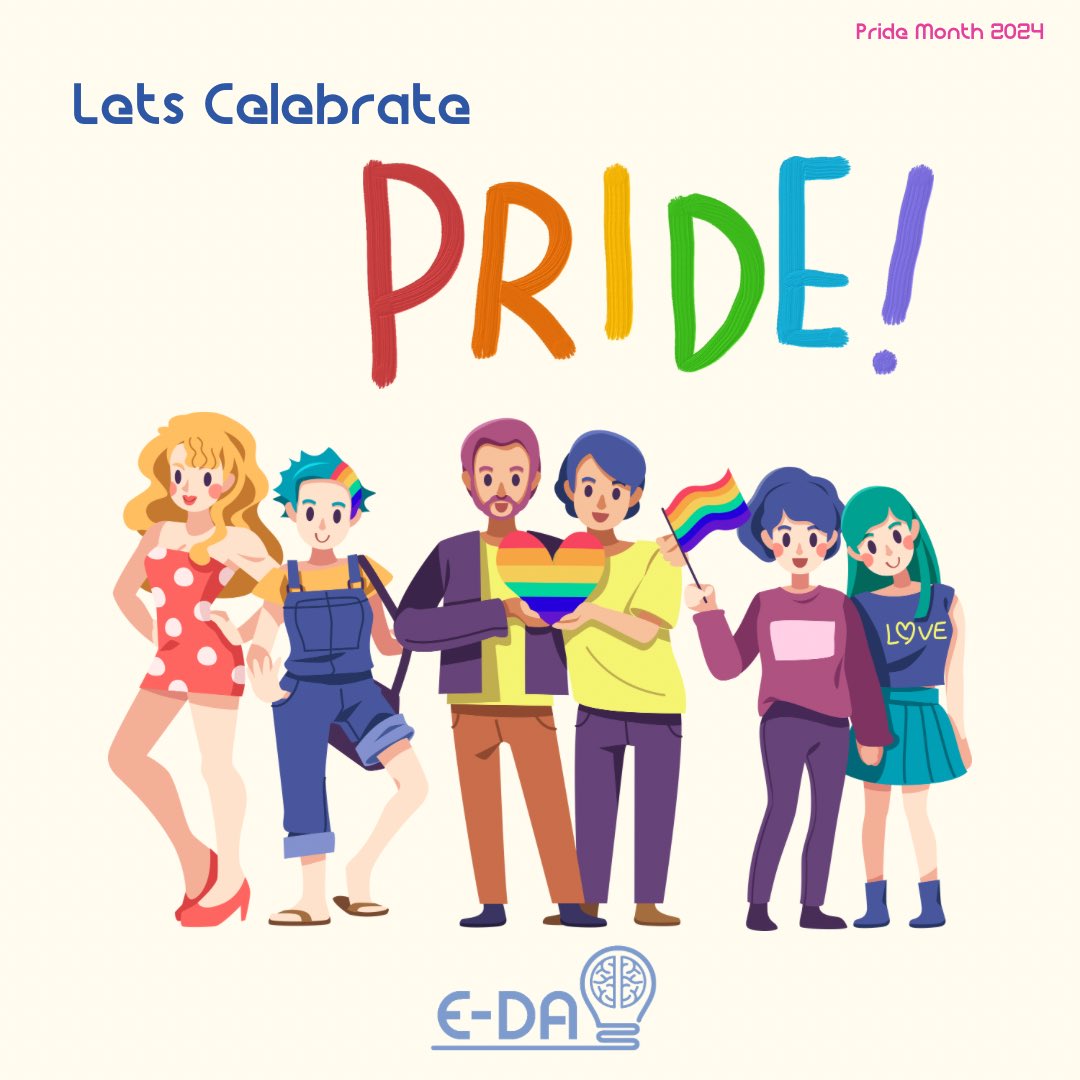🏳️‍🌈 Happy Pride Month from everybody here at EDA 💙

You are loved and accepted here always 🫶🏳️‍🌈

#pride #pridemonth #acceptance #loveislove