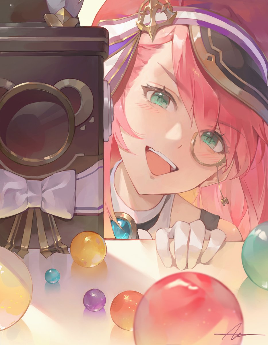 Smile !!🥰
#GenshinImpact #Charlotte #シャルロット