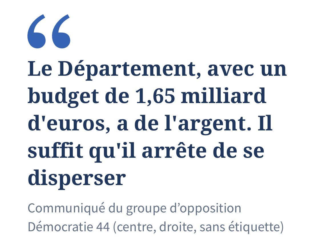 🚌 <a href="/Le_Figaro/">Le Figaro</a> s’empare également du dossier ce matin. « On prend en otage les parents pour qui c'est déjà le parcours du combattant . Comme me disait une maman, on ajoute du handicap au handicap » déplore notre Conseillère départementale <a href="/CharlottLuquiau/">Charlotte Luquiau</a> 
lefigaro.fr/nantes/loire-a…