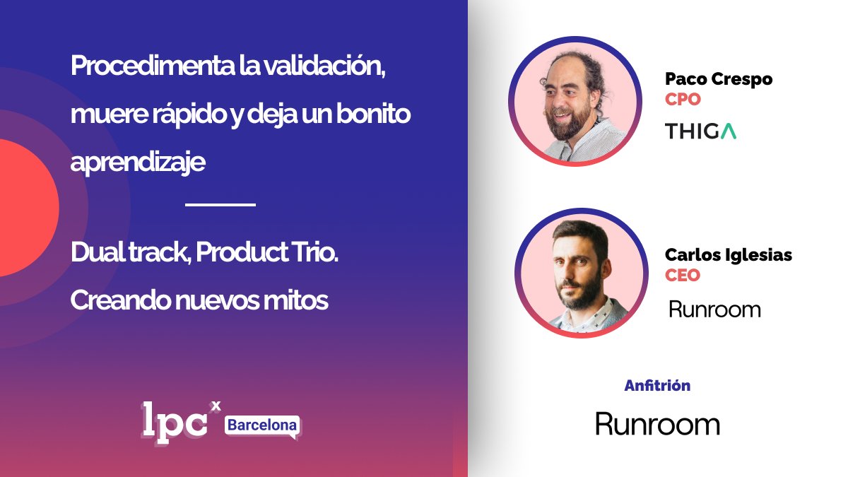 Thiga_ES's tweet photo. #LPCx se despide hasta septiembre (oooh 🥲). Pero no sin antes hacer un ¡último encuentro en #Barcelona!

¿Qué mejor plan para el 13 de junio que: Producto + Paco Crespo + Carlos Iglesias + networking y unos snacks?🔥

🔴Inscríbete: https://t.co/ncwFLHSmmi

#RunroomLAB @runroom https://t.co/0Rhpbuv9sp