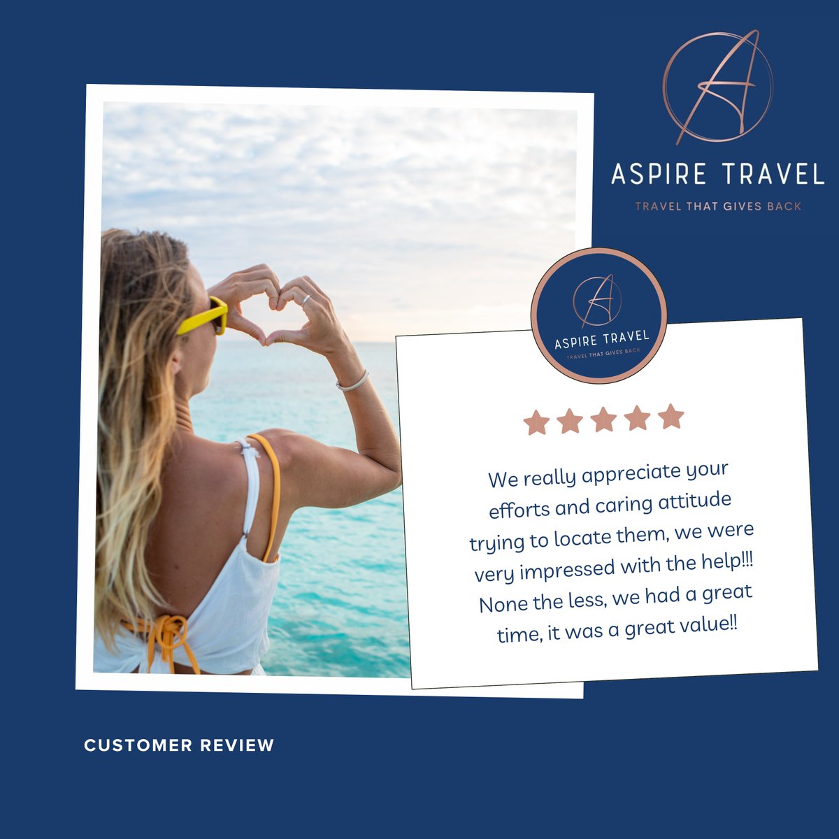 We don't just book holidays ✨

It really is the little things, that take the most amount of time, but when booking your holiday through Aspire Travel, these complementary added extras, really do save you a lot of time and hassle. 😁

>> aspirecambridge-travel.co.uk/make-an-enquiry