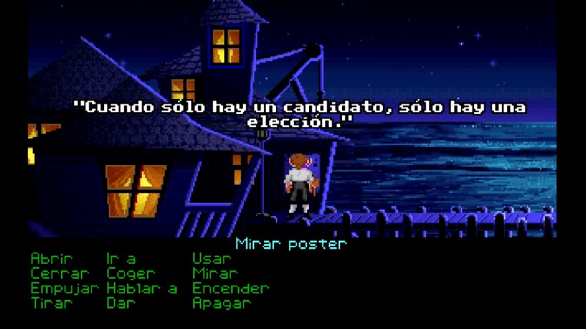De chaval me flipaban las aventuras gráficas. Una de las primeras que jugué fue Monkey Island, y ésta una de las primeras cosas que ocurren. Ahora mi vida está un poco así 😅