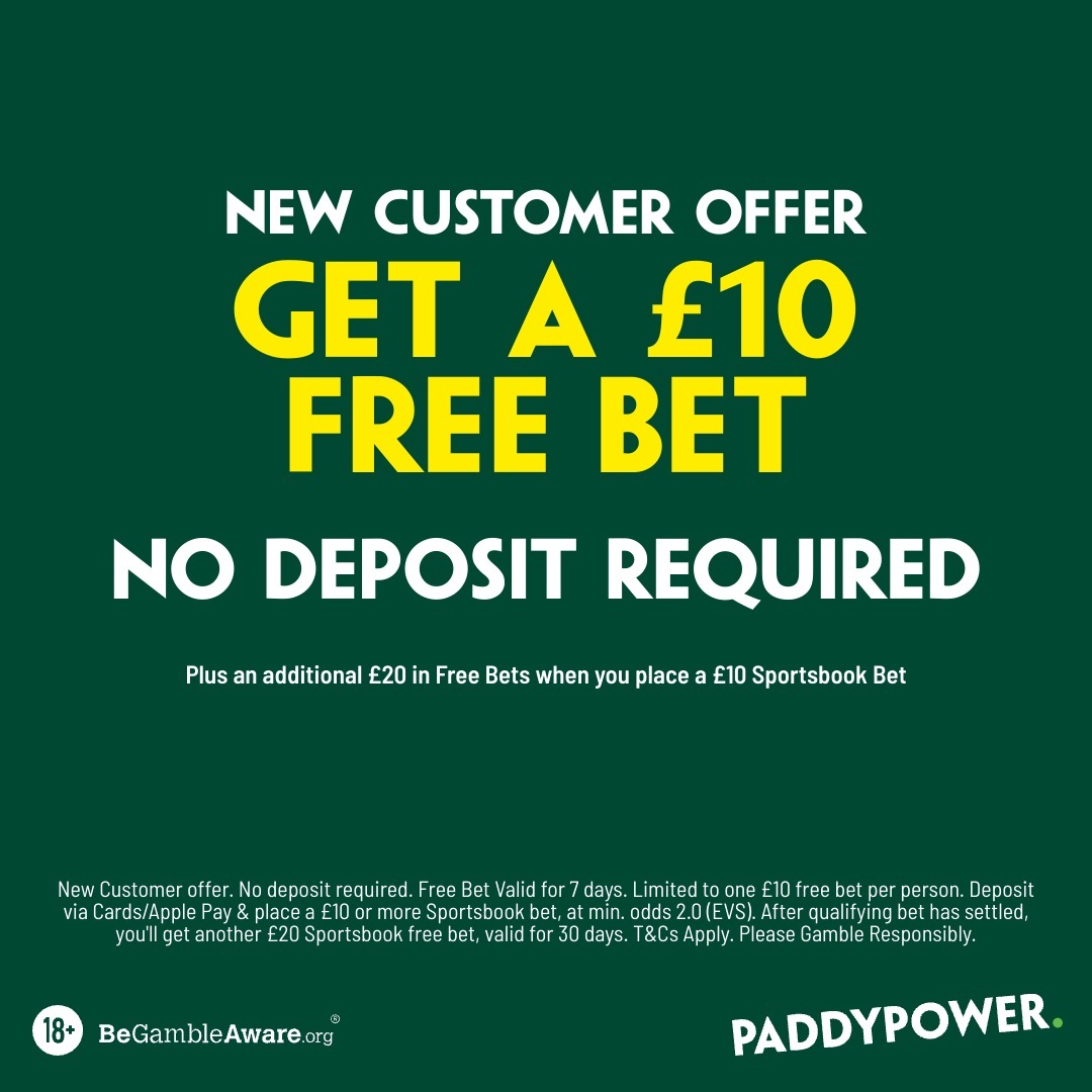 paddypower's tweet photo. Get a £10 Free Bet to use on the Canadian GP! 🏁

Plus get an additional £20 in free bets when you place a £10 bet!

Sign up today! 📲

New Customer Offer | 18+ | BeGambleAware | T&amp;Cs Apply | Please Gamble Responsibly