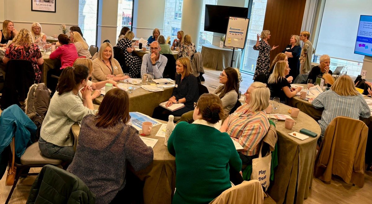 Talking all things early language &amp; communication at two more events yesterday.  Delighted to be joined by colleagues in #Borders, and #EastDunbartonshire #NorthLanarkshire #SouthLanarkshire #GlasgowCity.  Some fabulous conversations and connections.