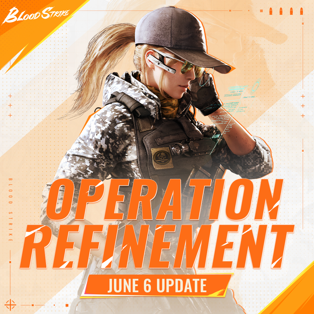 bloodstrike_EN's tweet photo. 🙋‍Greetings!

You want it, you got it! Get ready for some killer upgrades and awesome rewards heading your way!

👉Visit this link for more details: [https://t.co/gwza5dHcOr]
Commander VAL

#BloodStrikeUpdate https://t.co/4jBr5VDWp6