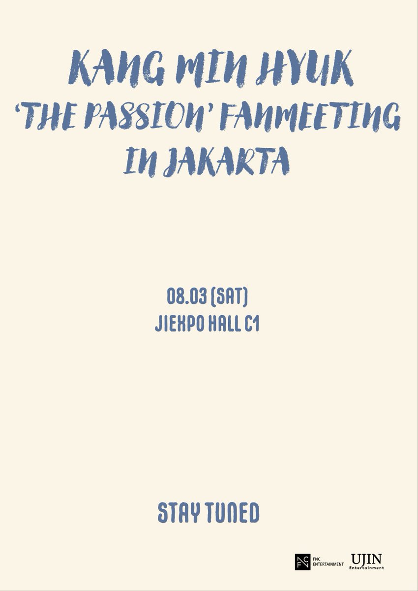 FNC_ENT's tweet photo. 2024.08.03 2024 CNBLUE KANG MIN HYUK ‘THE PASSION’ FANMEETING IN JAKARTA
>> https://t.co/IgilR7QLmc

#CNBLUE #씨엔블루 #강민혁 #KANGMINHYUK #THE_PASSION https://t.co/Qw7o8axA2c