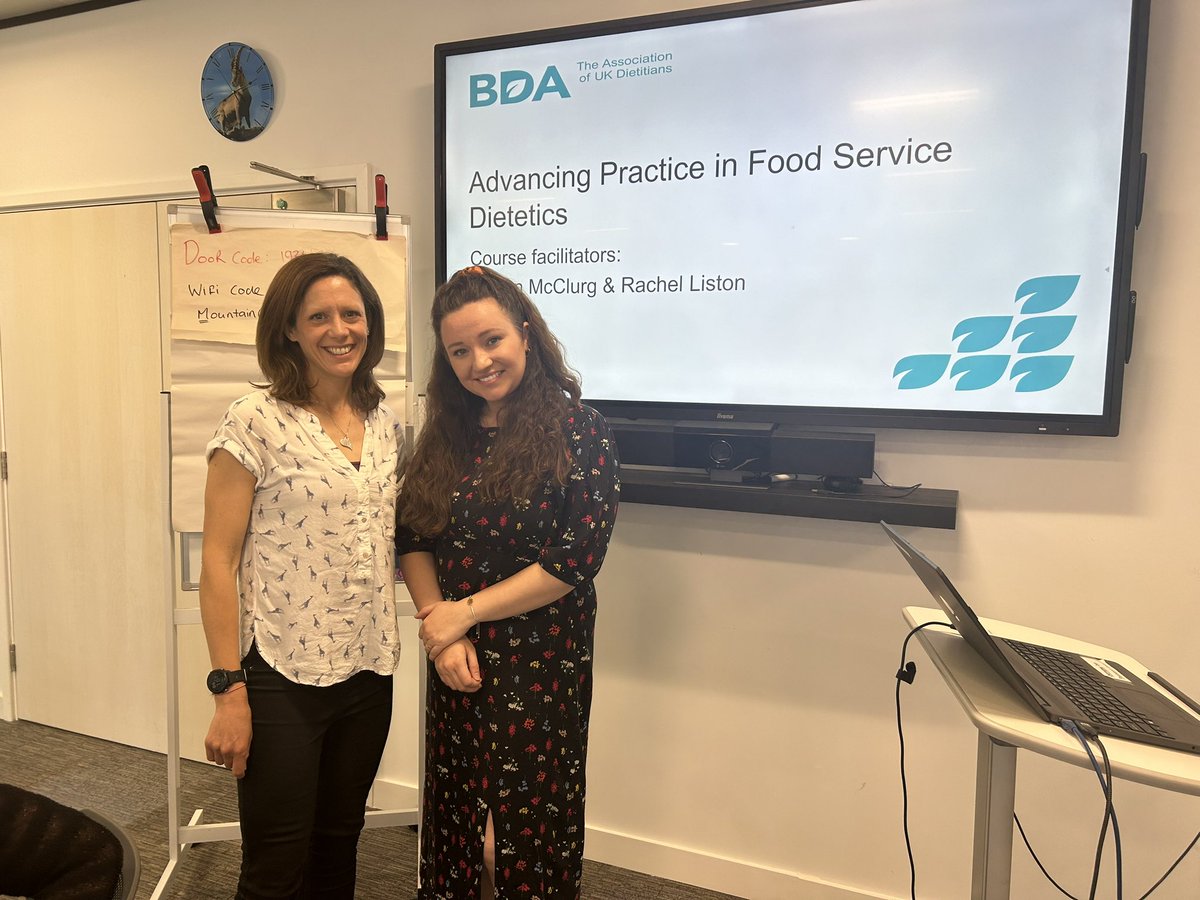 MegsMcClurgRD's tweet photo. Great way to celebrate #DW2024 with the second FSSG course at BDA HQ 
#dietitiansdofoodservice 
@RachelListonRD 
@BDA_FoodServ 
@BDA_Dietitians https://t.co/pe2OEuzbG2