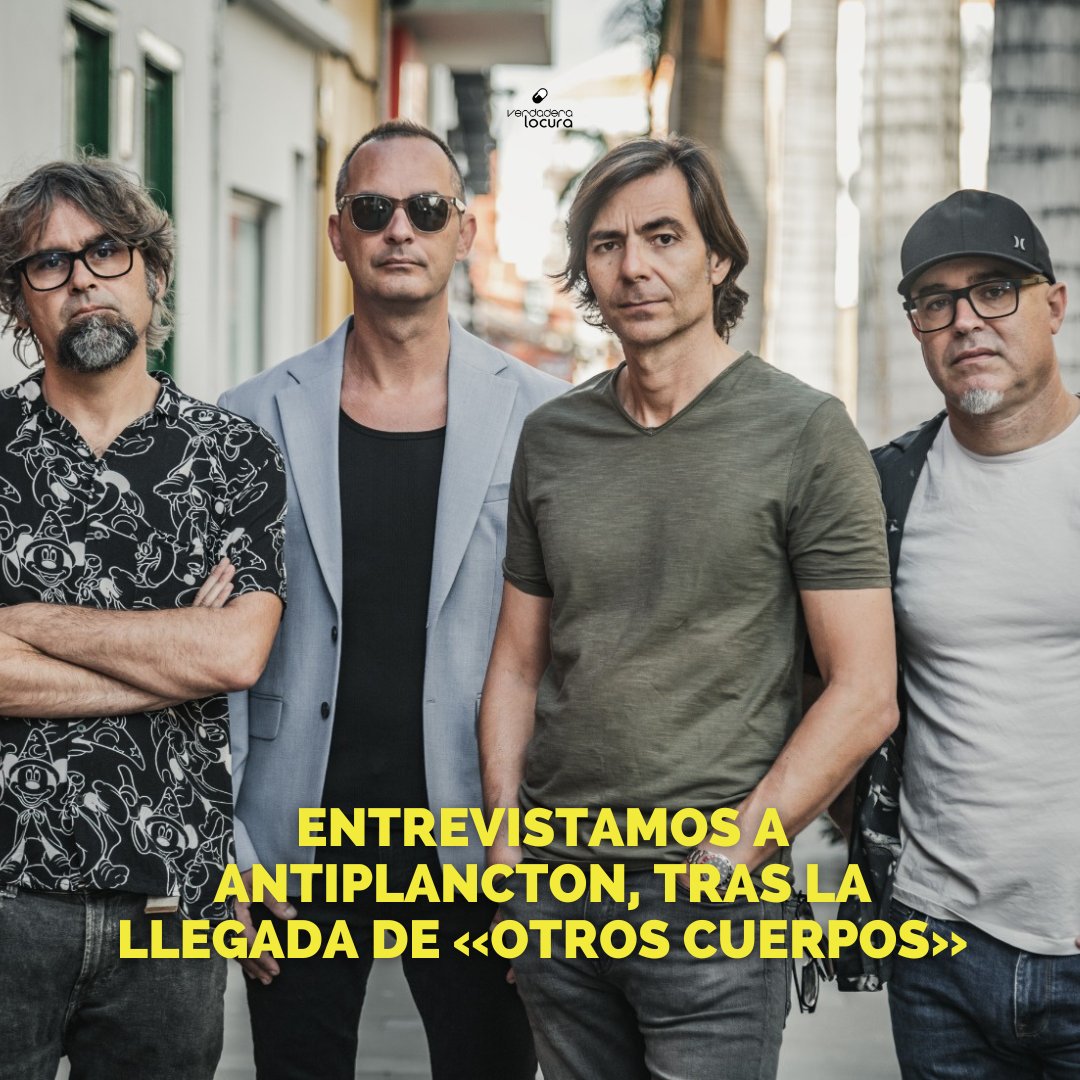 #ENTREVISTA. 🗣️ Directamente desde La Oratava, llegan unos eléctricos <a href="/Antiplancton/">Antiplancton</a> con su envolvente primer álbum «Otros Cuerpos». A medio camino entre el indie y el krautrock, este debut está repleto de experiencias y vivencias personales. ❤️‍🔥💊 bit.ly/VL-2024Antipla…