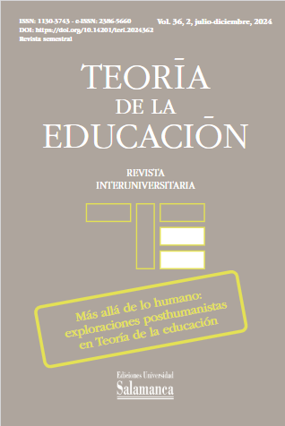 GIPEP (@gipep_usal) on Twitter photo ¡No te pierdas el último nº de la revista <a href="/RevTeoriaEdu/">Teoría de la Educación. Revista Interuniversitaria</a> "Más allá de lo humano: exploraciones posthumanistas en Teoría de la educación"!📰✨ Explora artículos sobre transhumanismo, desafíos digitales, ecología educativa, inteligencia artificial y más.
⬇️
revistas.usal.es/tres/index.php… ¡No te pierdas el último nº de la revista <a href="/RevTeoriaEdu/">Teoría de la Educación. Revista Interuniversitaria</a> "Más allá de lo humano: exploraciones posthumanistas en Teoría de la educación"!📰✨ Explora artículos sobre transhumanismo, desafíos digitales, ecología educativa, inteligencia artificial y más.
⬇️
revistas.usal.es/tres/index.php…