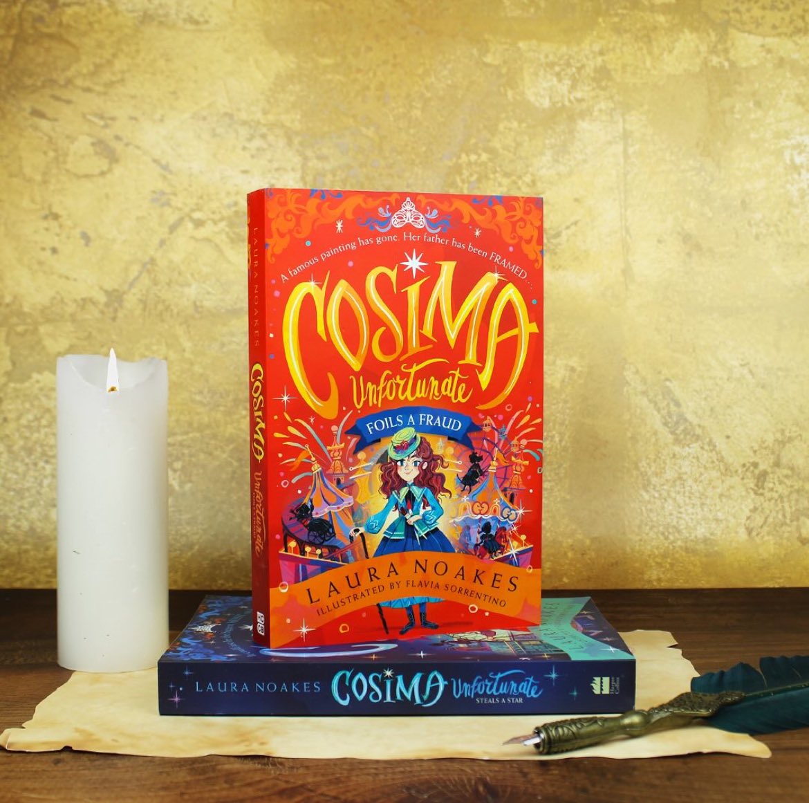 ⭐️TODAY’S THE DAY!⭐️ Cosima Unfortunate Foils a Fraud is out NOW! I can’t wait for readers to see what shenanigans Cosima and the gang get up to next. Expect priceless art, cake, a reverse-heist + (my personal favourite!) a cat! 🐈‍⬛