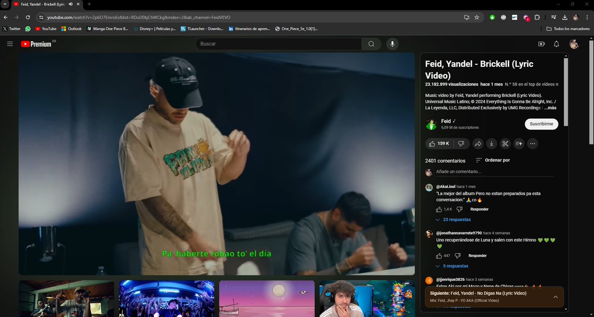 Dreslip's tweet photo. pèro que coño es esto ahora youtube https://t.co/tDQB3OQvh3