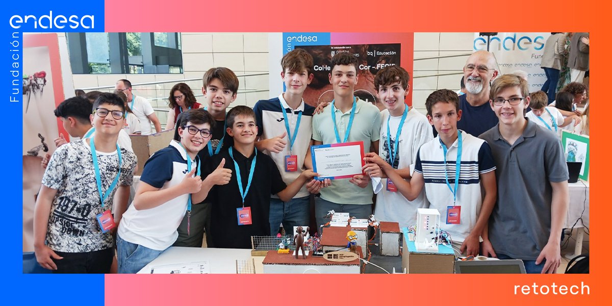 Fundación Endesa (@fundacionendesa) on Twitter photo ¡Enhorabuena a los ganadores de <a href="/RetoTech/">RetoTech</a> en Baleares!
🏆 CEIP Pare Bartomeu Pou, por "Autocontroler mobile".
🏆 Col·legi Sagrat Cor - FECIB, por "Estalvi d’aigua en el col·legi".
👏 ¡Muchas gracias a cada uno de los centros educativos que han hecho posible esta IX edición! ¡Enhorabuena a los ganadores de <a href="/RetoTech/">RetoTech</a> en Baleares!
🏆 CEIP Pare Bartomeu Pou, por "Autocontroler mobile".
🏆 Col·legi Sagrat Cor - FECIB, por "Estalvi d’aigua en el col·legi".
👏 ¡Muchas gracias a cada uno de los centros educativos que han hecho posible esta IX edición!