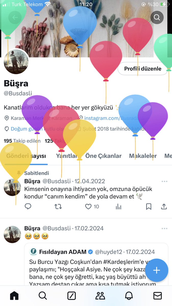 Busdasli's tweet photo. Meşhur doğum tivitimizde geldi 🎈🥰😃 https://t.co/dSUsjdVVrI