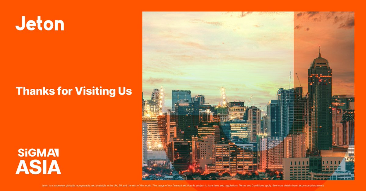 jetonpayments's tweet photo. Thank you for joining us at SiGMA Asia 2024! We had an incredible journey and can't wait to see you at our next destination. đ @SiGMAworld_
#jeton #sigmaasia #sigmaevents #manila #phillippines #event #exhibition https://t.co/lY9bXbXEjH