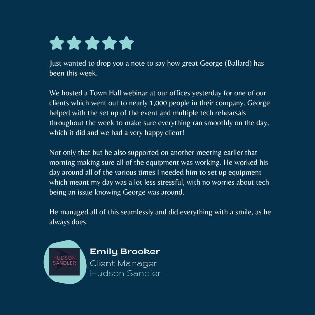 Ambico Services Limited (@ambicolimited) on Twitter photo โญโญโญโญโญ Fantastic 5 star client feedback!
Great to hear about the dedication and care shown by the technical team.
Need expert IT support advice? Speak to our friendly sales team today.
๐ Call: +0207 537 7080
๐ง Email: sales@ambico.co.uk โญโญโญโญโญ Fantastic 5 star client feedback!
Great to hear about the dedication and care shown by the technical team.
Need expert IT support advice? Speak to our friendly sales team today.
๐ Call: +0207 537 7080
๐ง Email: sales@ambico.co.uk