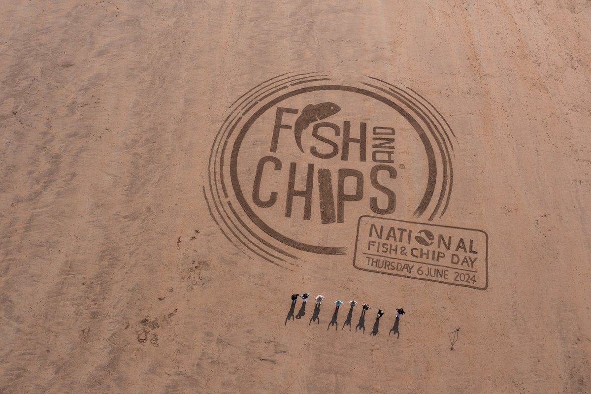Download our #NationalFishAndChipDay Sand Art photos here and use on your socials! We hope you all have a successful National Fish &amp; Chip Day!🥳🐟🍟