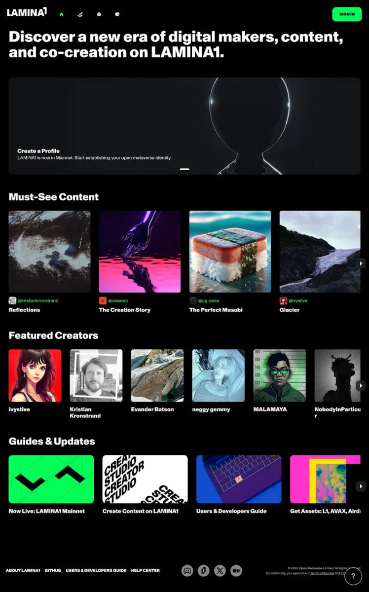 🚀 LAMINA1：下一代数字内容创作平台！
✨主网已于5月28日上线，项目创始人是元宇宙之父、《雪崩》作者 #Neal Stephenson 和比特币基金会联合创始人 Peter

🎁 抽5人分200U
参与方式：
1.关注 <a href="/Lamina1official/">LAMINA1</a> <a href="/gcsbtc/">Crypto攻城狮</a>
2.加入电报：t.me/lamina1cn
3.点赞、转发、并 @ 三位好友