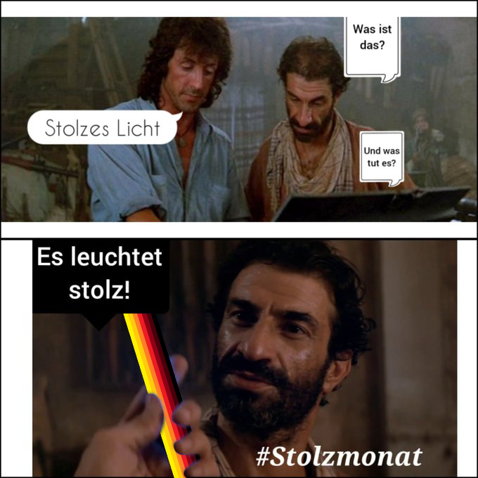 Froher #Stolzmonat Tag 6

#Stolzmonat2024