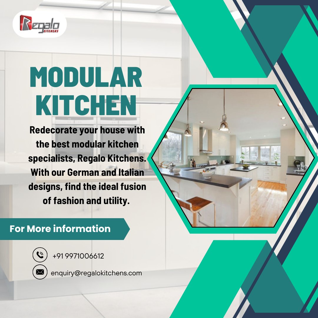 AnkitItn6922's tweet image. Modular Kitchen | Regalo Kitchens
Regalo Kitchens is an innovative modular kitchen manufacturer that uses unique designs to completely remodel kitchen spaces.
Visit us : regalokitchens.com
#regalokitchens #kitchendesign #modularkitchen