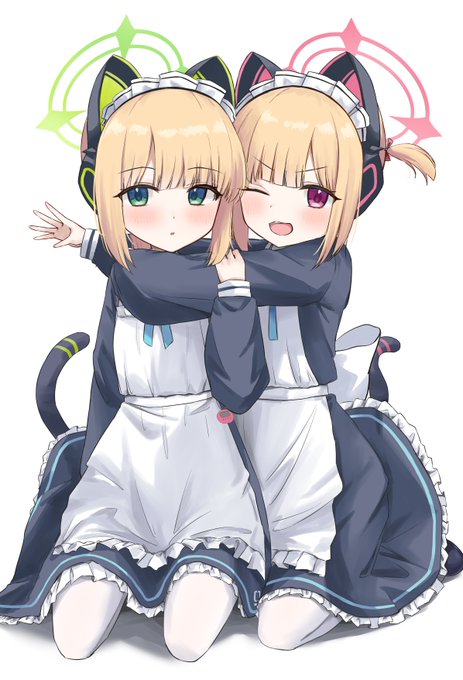 「cat ear headphones sisters」 illustration images(Latest)