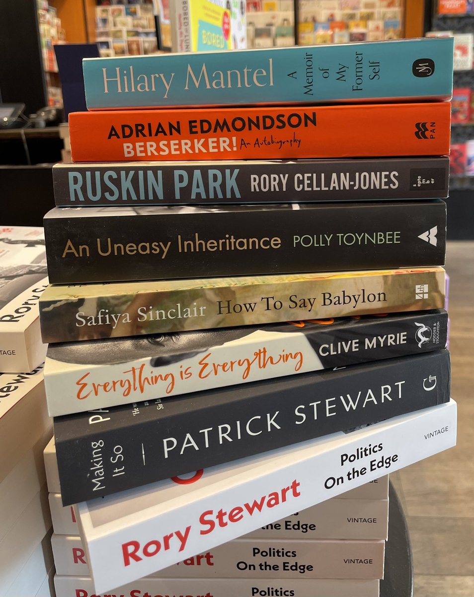 Recent auto/biographies out now in paperback