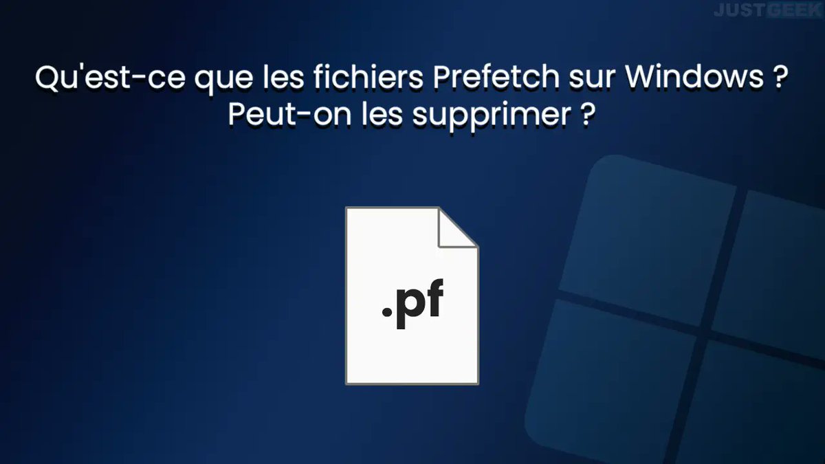 JustGeek's tweet photo. 🖥 Qu’est-ce que les fichiers Prefetch sur Windows ? Peut-on les supprimer ?
👉 https://t.co/tIFHcJztjG
#Windows11 #Windows10 #Fichiers #Prefetch https://t.co/z2WvmJlQXT