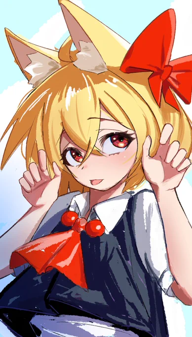 #東方project#毎月7日はルーミアの日間に合わなかった猫耳ルーミア 