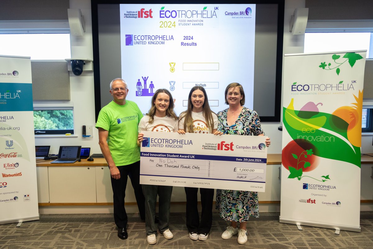 ifstnews's tweet photo. Congratulations to the winners of Ecotrophelia 2024! The winning team from the @uniofsurrey impressed the judges with their product BoozyBalls, claiming the grand prize at @ecotrophelia UK #FoodSciTechWeek 🧵 https://t.co/IeBAfL4M02
