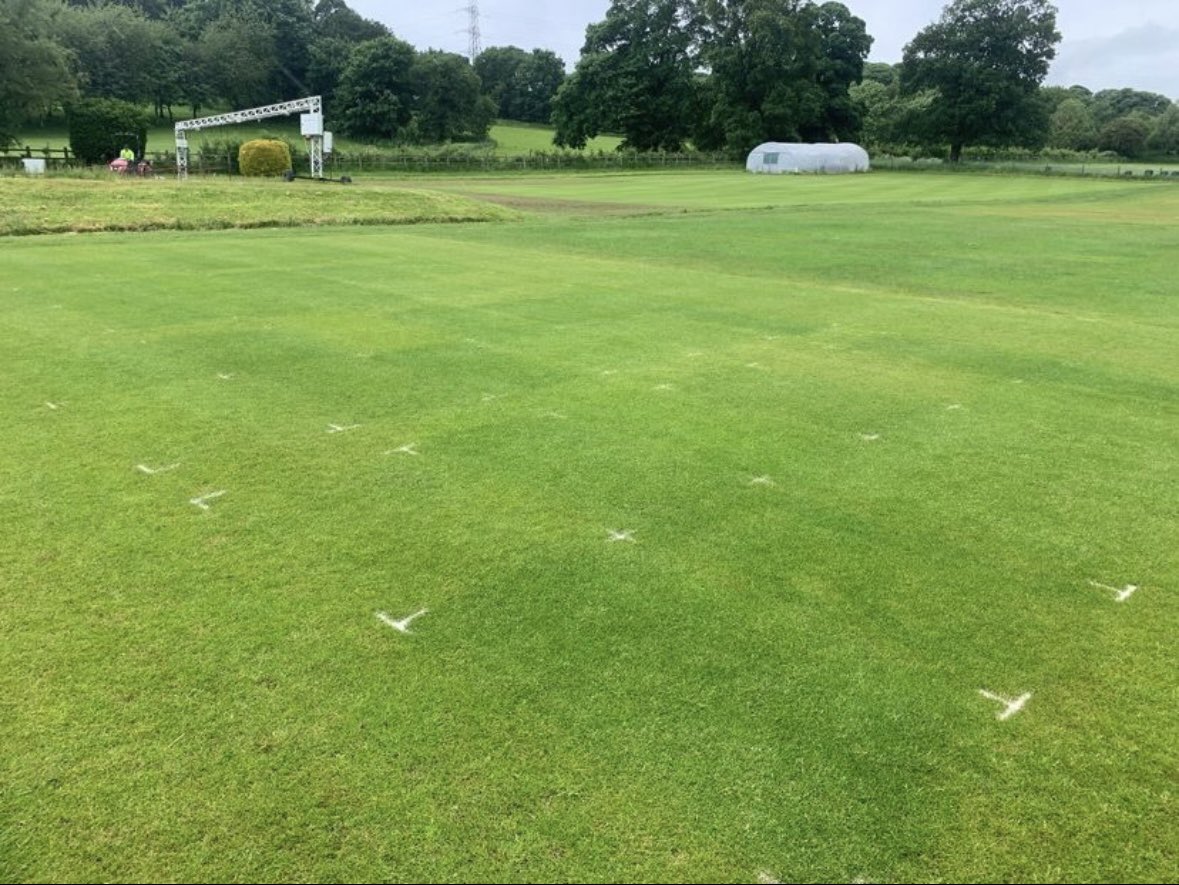 OrionFutureTech's tweet photo. A great visit to the STRI yesterday to discuss summer and autumn trials work covering tennis courts, football pitches and golf courses! #sportsturf #resilience https://t.co/zFoGl7ZTZv