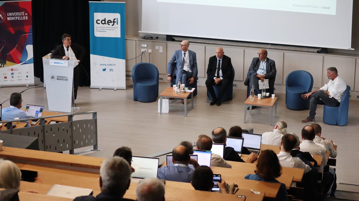 Polytech Montpellier (@polytechmontp) on Twitter photo Très heureux d'accueillir le Colloque annuel de la <a href="/Cdefi/">CDEFI</a> à l'<a href="/umontpellier/">Université de Montpellier</a>, avec <a href="/enscmchimiemtp/">enscm chimie mtp</a>.
Ouverture officielle avec <a href="/manureynaud/">Manu Reynaud 🇺🇦</a>, <a href="/Philippe_Auge/">Philippe Augé</a>, <a href="/TORRESLionel1/">TORRES Lionel</a>, Pascal Dumi et Emmanuel Duflos, Président de la CDEFI. Très heureux d'accueillir le Colloque annuel de la <a href="/Cdefi/">CDEFI</a> à l'<a href="/umontpellier/">Université de Montpellier</a>, avec <a href="/enscmchimiemtp/">enscm chimie mtp</a>.
Ouverture officielle avec <a href="/manureynaud/">Manu Reynaud 🇺🇦</a>, <a href="/Philippe_Auge/">Philippe Augé</a>, <a href="/TORRESLionel1/">TORRES Lionel</a>, Pascal Dumi et Emmanuel Duflos, Président de la CDEFI.
