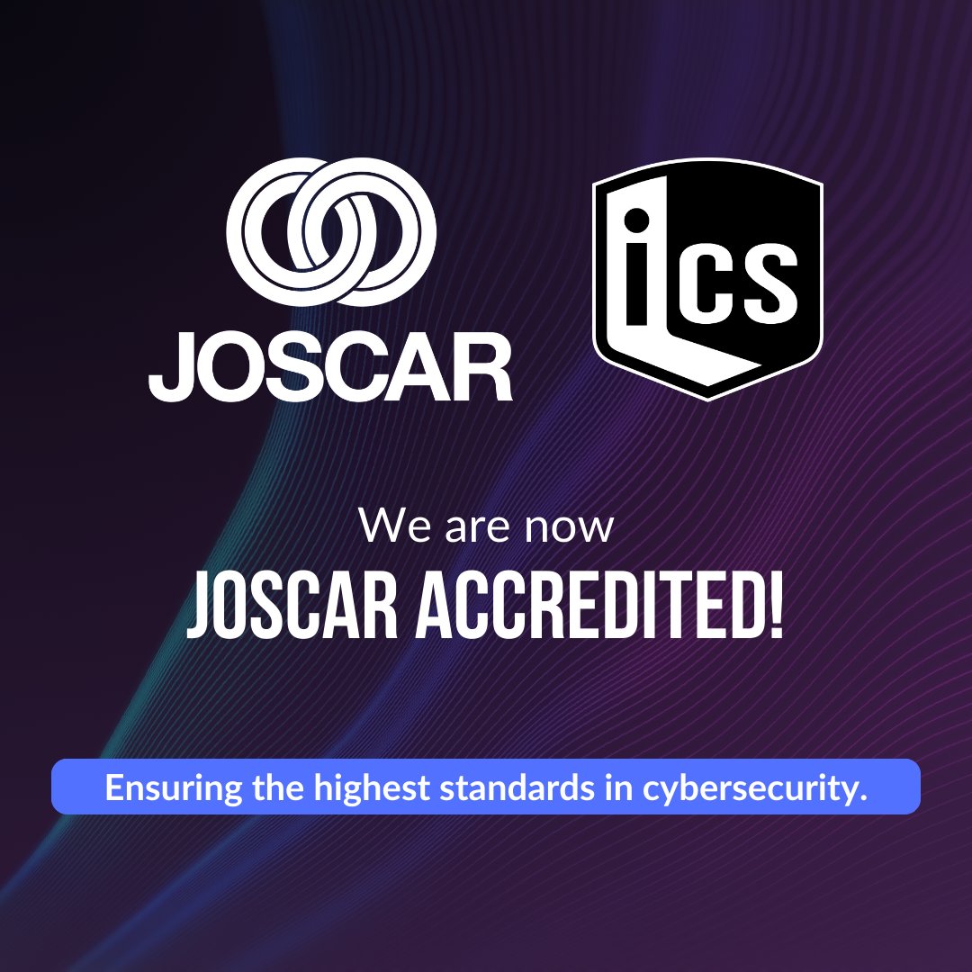 IncursionCS's tweet image. We’re excited to share that ICS is now #JOSCAR accredited!🏆
 This stamp shows we meet the high standards demanded by the aerospace, defense &amp;amp; #security sectors.
 
We’re committed to providing the best in #cybersecurity &amp;amp; this is a testament to our pursuit of excellence.
#infosec