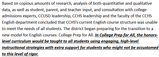 FishSlapDance's tweet photo. @AnaKasparian The Culver City school you mentioned IS raising up all students. If you read their statement, they're putting all students in the more rigorous class starting in 6th grade, with extra support given to students who need it. #tytlive https://t.co/soynINqHVw https://t.co/FlGVZhKi8b
