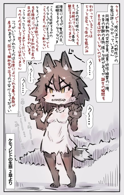 ケモいのにめちゃくちゃに懐かれる話 