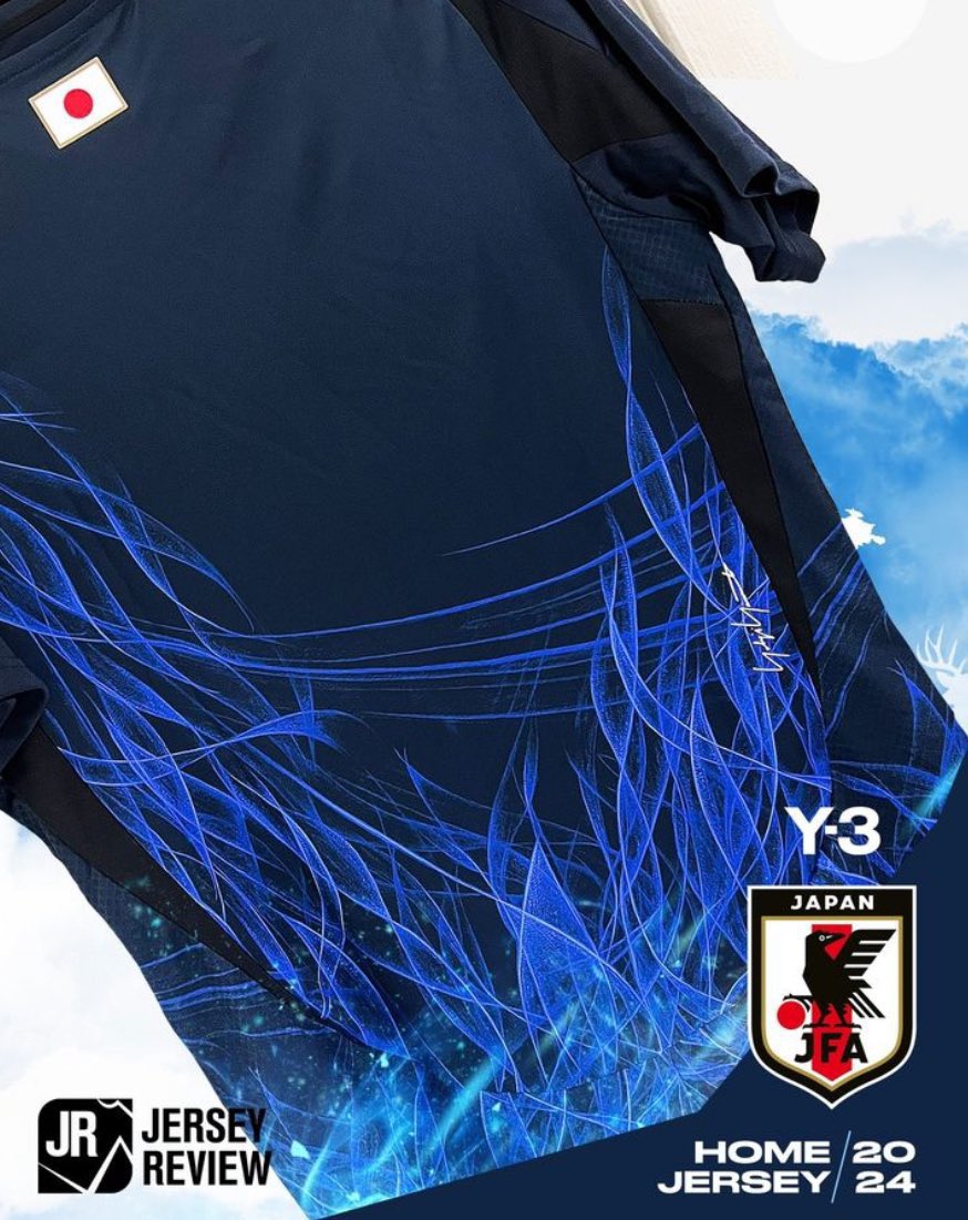 サッカー 日本代表 ホームユニフォーム Mサイズ ヨウジヤマモト Y-3 正規品 サッカー日本代表史上初「Y-3」とのコラボレーションが実現