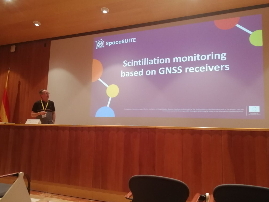 SpaceSUITE_eu's tweet photo. On 4 June 2024, together with the #EUREFSymposium2024, a tutorial, entitled "Real-Time products for #PreciseNavigation, #Ionosphere and Space Weather Monitoring" was led by #gAGE of @la_UPC, a #SpaceSUITE partner, presenting a part of the #ReactiveResponse of #SpaceSUITE. https://t.co/TfikANmRwD