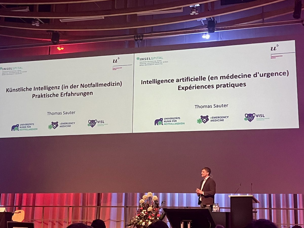 Tanja Birrenbach (@tanjabirrenbach) on Twitter photo #KI in der #Notfallmedizin. Hype oder Hope? <a href="/Sauter_TC/">Tom Sauter</a> bringt Licht in die black Box am <a href="/sgnor_ssmus/">SGNOR_SSMUS</a> Kongress.
<a href="/eNotfallmedizin/">eNotfallmedizin</a> #KI in der #Notfallmedizin. Hype oder Hope? <a href="/Sauter_TC/">Tom Sauter</a> bringt Licht in die black Box am <a href="/sgnor_ssmus/">SGNOR_SSMUS</a> Kongress.
<a href="/eNotfallmedizin/">eNotfallmedizin</a>