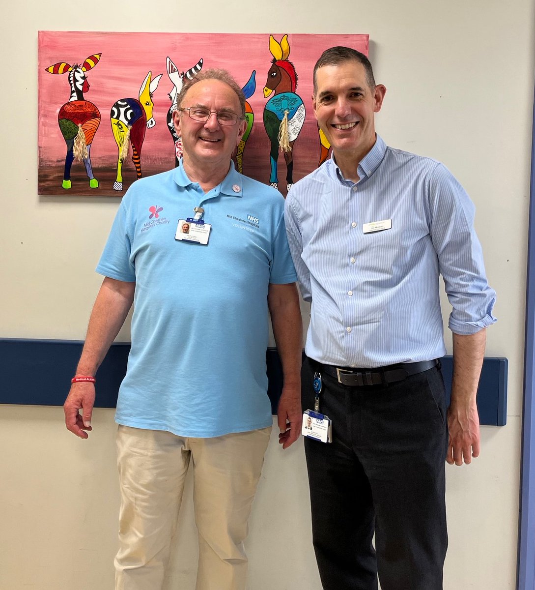 MCHFTVolunteering (@mchftvolunteers) on Twitter photo As part of our National Volunteers' Week celebrations, we hosted a visit yesterday with our Chief Executive Officer Ian Moston, to meet and say Thank you to some of our wonderful MCHFT volunteers.
<a href="/MidCheshireNHS/">Mid Cheshire Hospitals 🏥</a> <a href="/NickyMadeley22/">Nicky</a> <a href="/MCHFTVolunteers/">MCHFTVolunteering</a> #volunteersweek As part of our National Volunteers' Week celebrations, we hosted a visit yesterday with our Chief Executive Officer Ian Moston, to meet and say Thank you to some of our wonderful MCHFT volunteers.
<a href="/MidCheshireNHS/">Mid Cheshire Hospitals 🏥</a> <a href="/NickyMadeley22/">Nicky</a> <a href="/MCHFTVolunteers/">MCHFTVolunteering</a> #volunteersweek